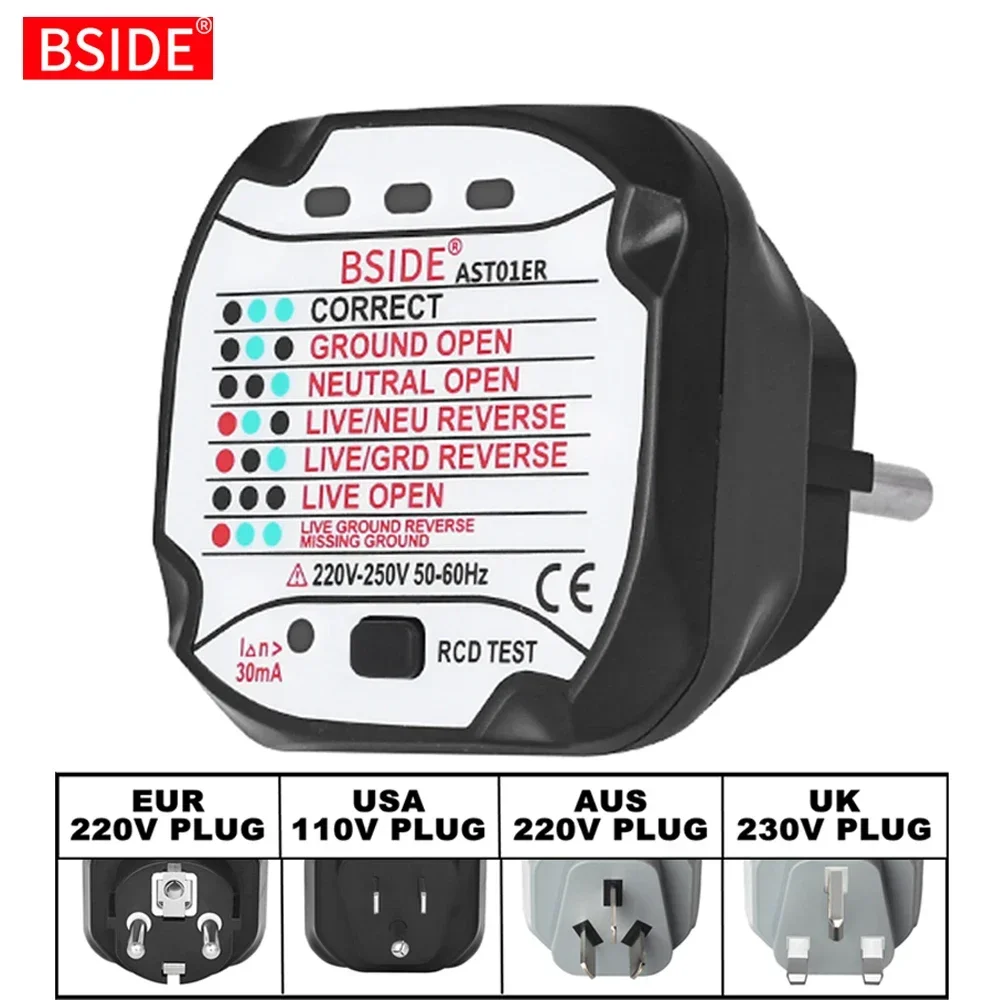 Power Tools Uk Review - Prise de Test RCD GFCI, prise