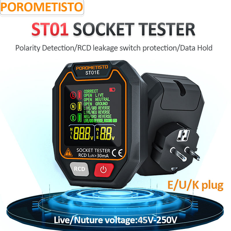 Power Tools Uk Review - POROMETISTO ST01 testeur de prise numérique