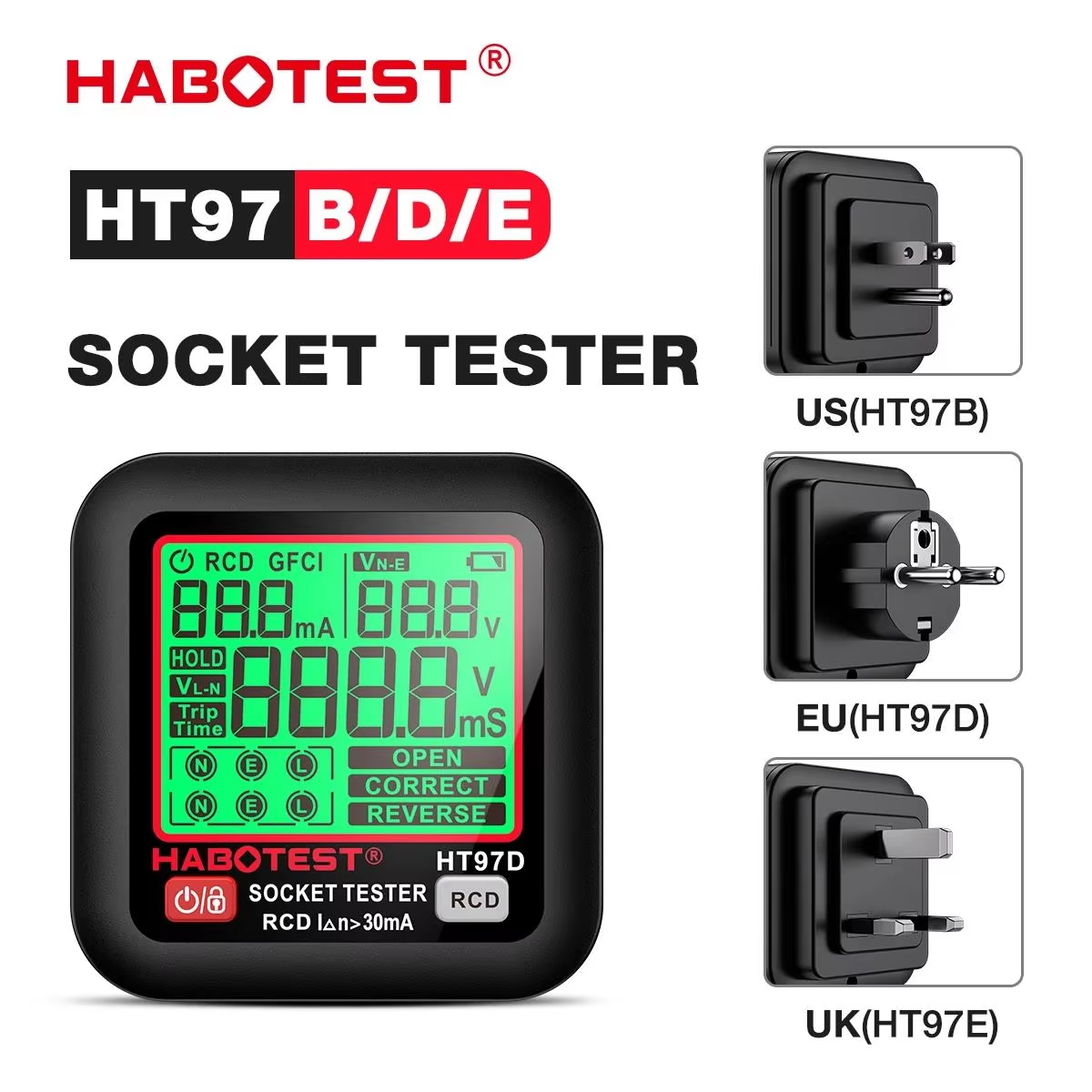 Power Tools Uk Review - HABOTEST HT97 testeur de prise numérique