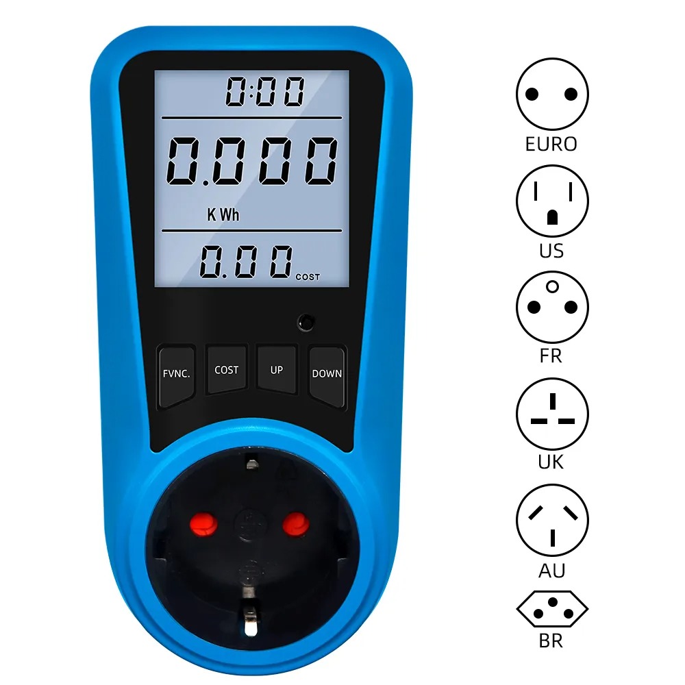 Power Tools Uk Review - Prise ue compteur de courant numérique