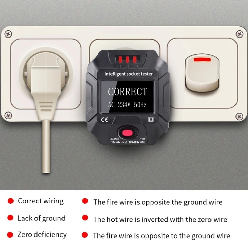 TOOLTOP ET89 testeur de prise  - Power Tools Uk Review avis et prix