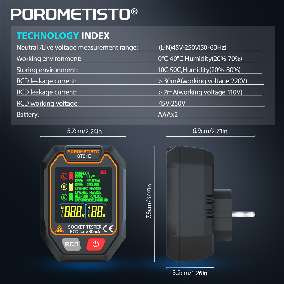 POROMETISTO ST01 testeur de pr - Power Tools Uk Review avis et prix