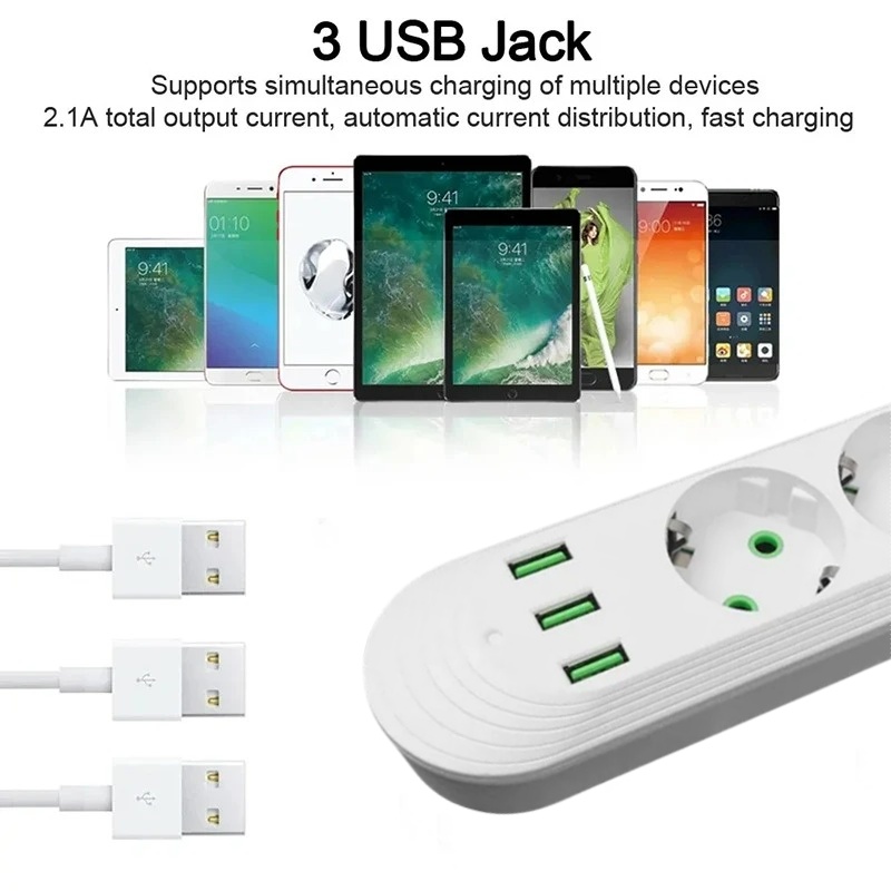 Prise secteur EU avec 3 ports  - Power Tools Extension avis et prix