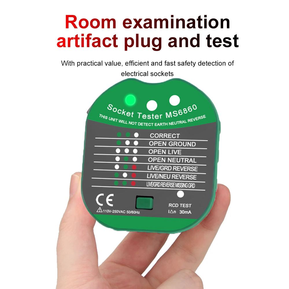 Détecteur de prise RCD, testeu - Power Tools Uk Review avis et prix