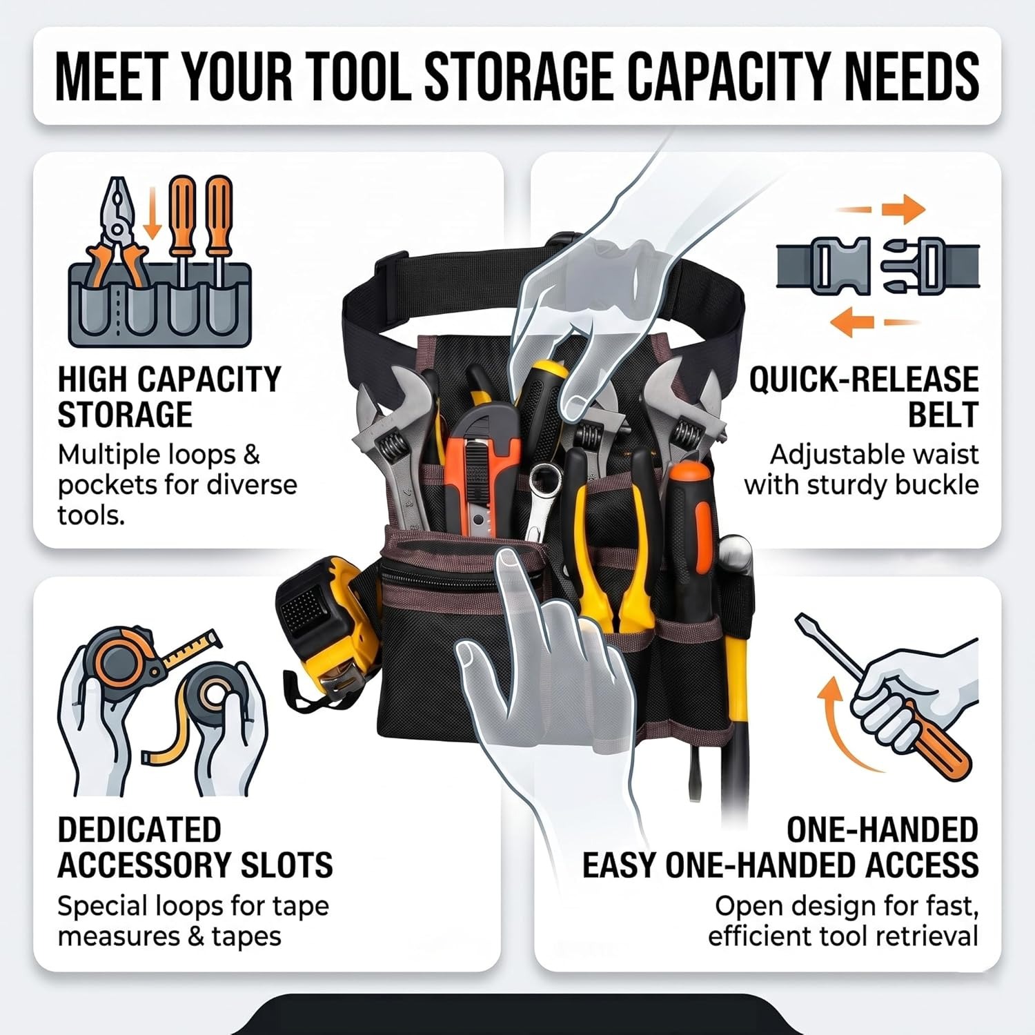 Ceinture porte-outils, pochett - Power Tools Band avis et prix
